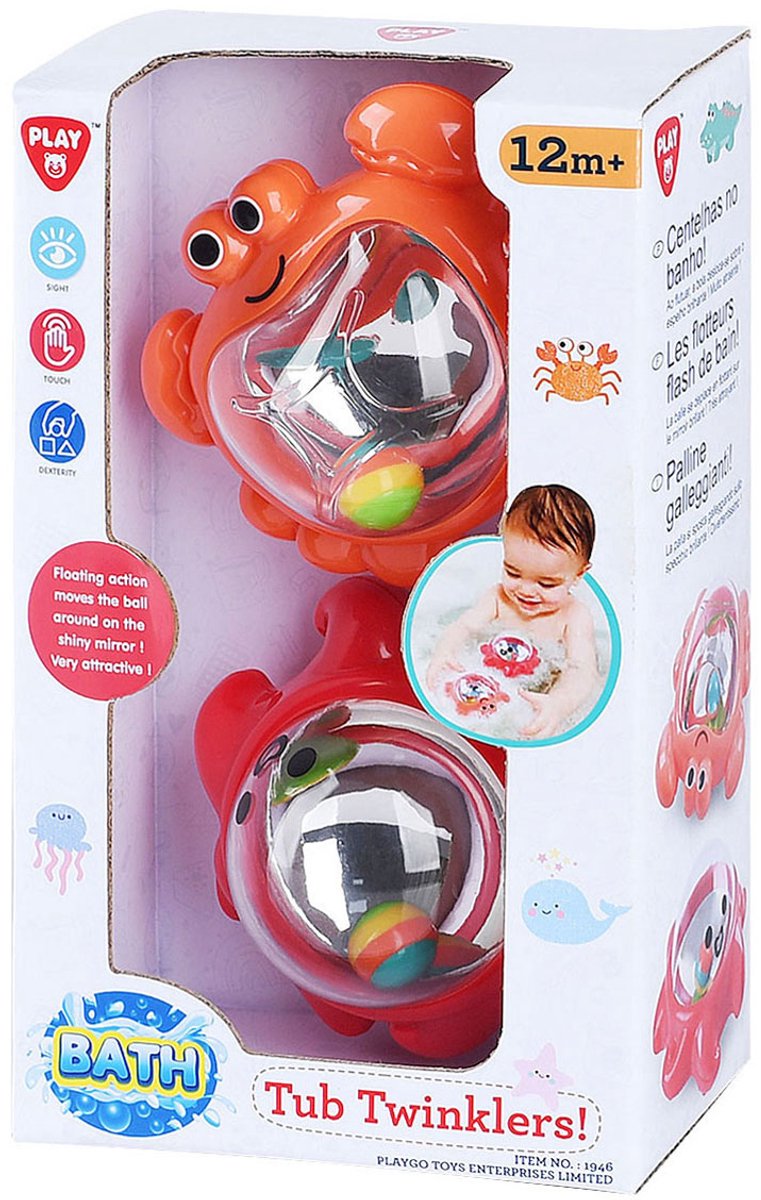 Gioca a vasca da bagno Twinklers Krab e Octopus, 2st.