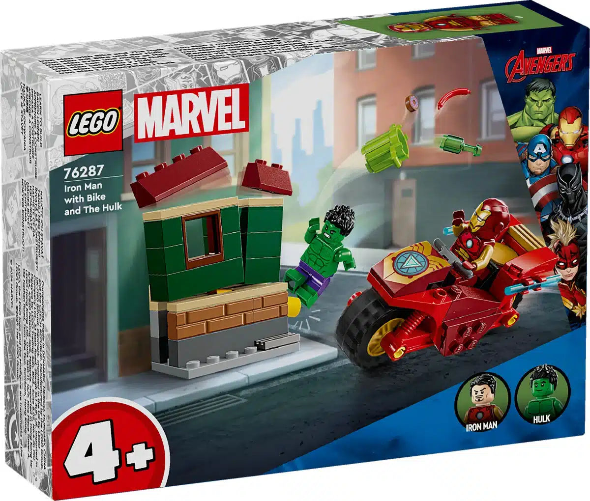 Lego Lego Super Heroes 76287 Iron Man con motore e de Hulk