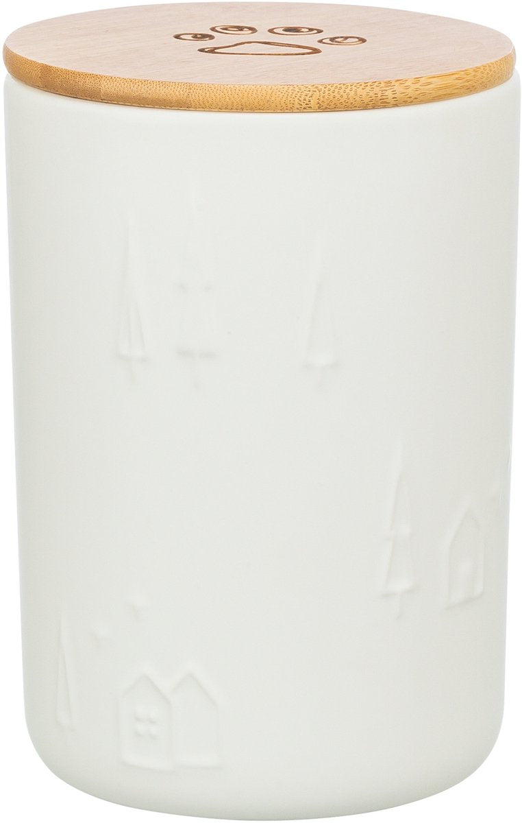 Trixie porta snack in ceramica bianca