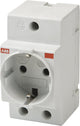 Busch-jaeger abb system pro m compacte modulaire wandcontactdoos - 2csm210000r0721 - e2ks3