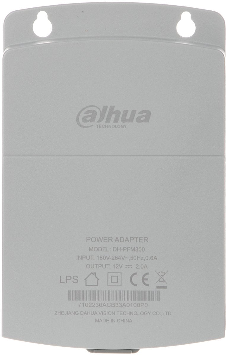 Dahua pfm300 serie - stroomadapter - impulsief - bryzgoszczelna behuizing - ip23