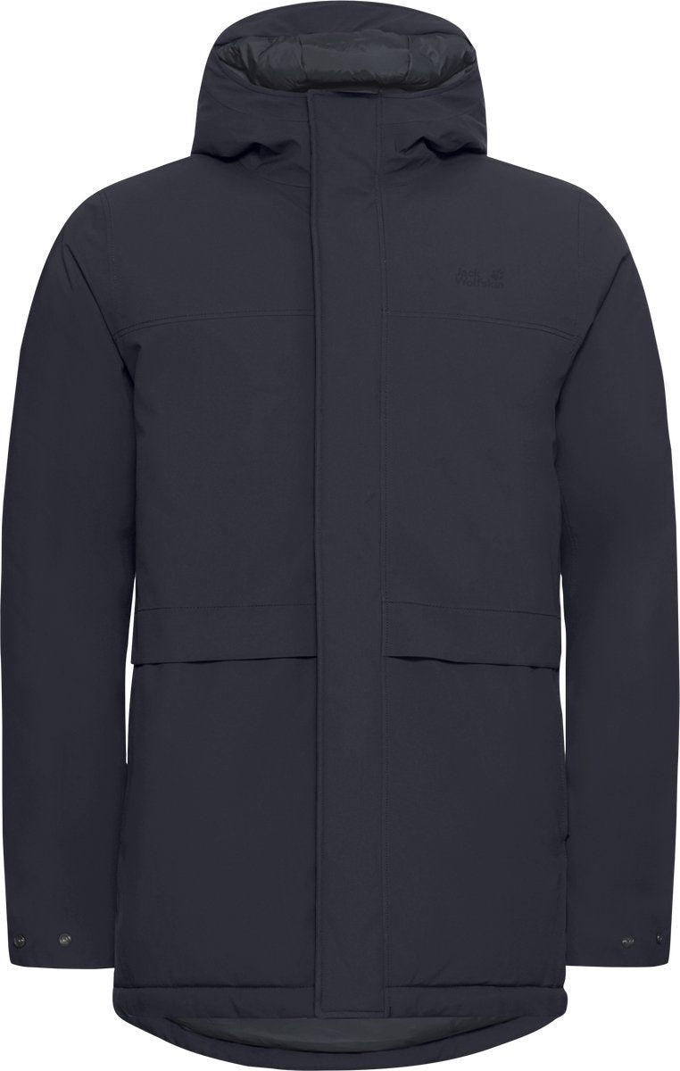 Jack wolfskin cold camp coat m men's outdoor jacket - dark navy