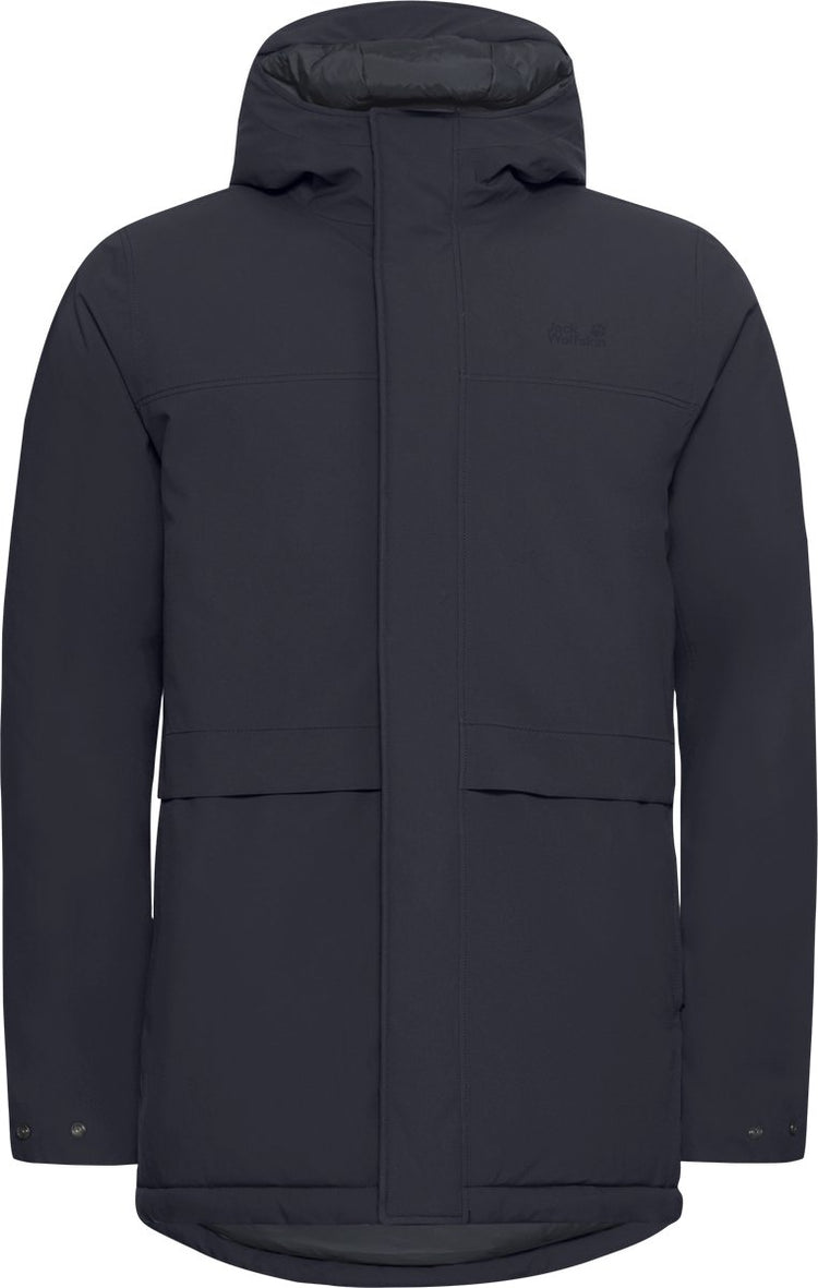 Giacca outdoor da uomo Jack wolfskin cold camp coat m - blu scuro