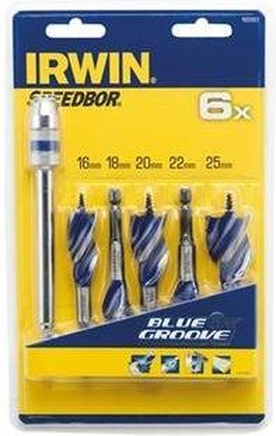 Irwin set ir blue groove 6x 5 pezzi, incl. estensione
