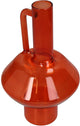 Hd collection vaas glas oranje 12,7x12,7x21,5cm