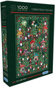 Gibsons - villaggio di Natale (porta il file artistico) - 1000 pezzi 49×68 cm (l×a) - puzzle per adulti