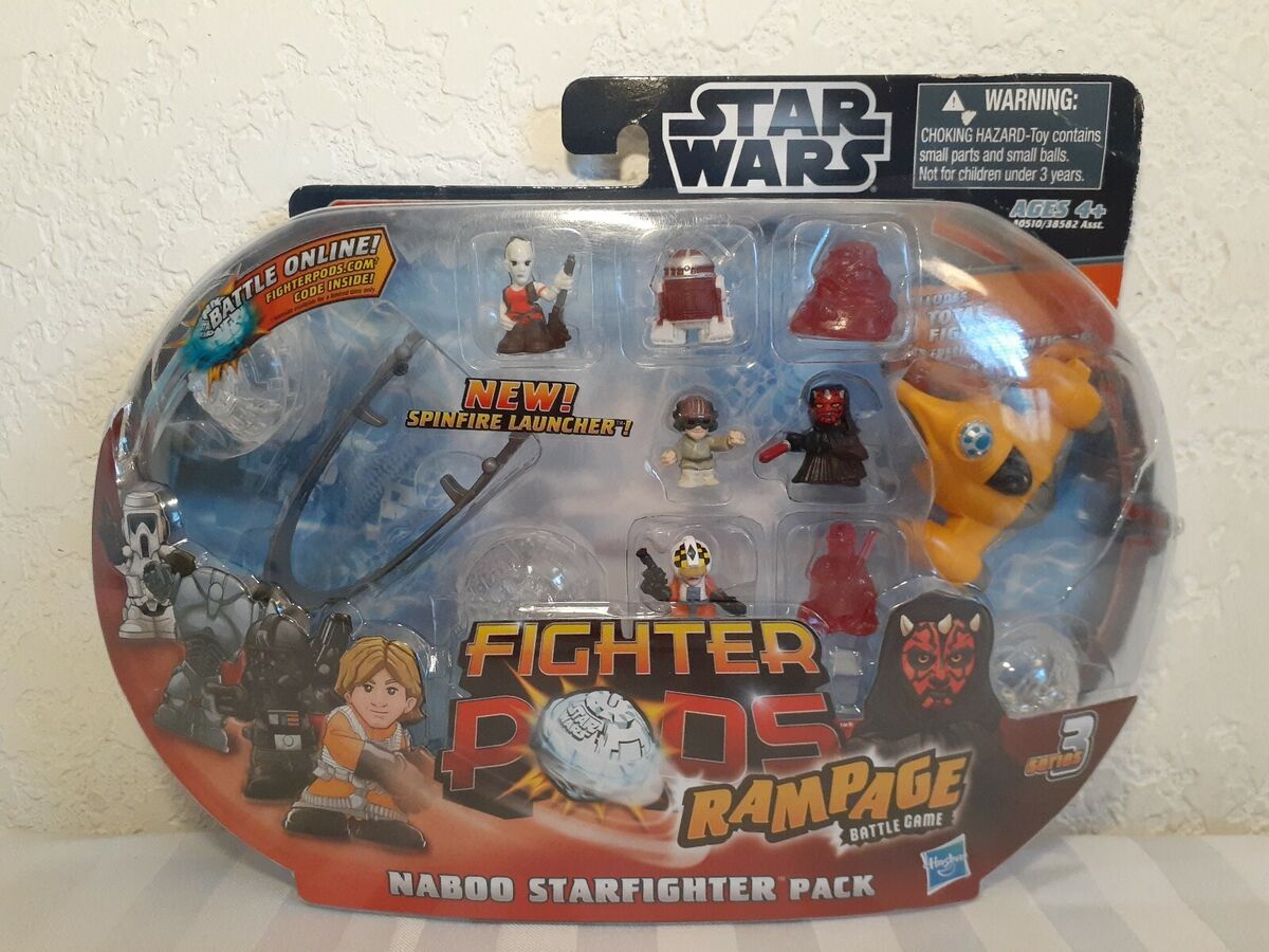 Pod da combattimento di Star Wars Rampage Battle Game Naboo Starfighter 2012 Series 3