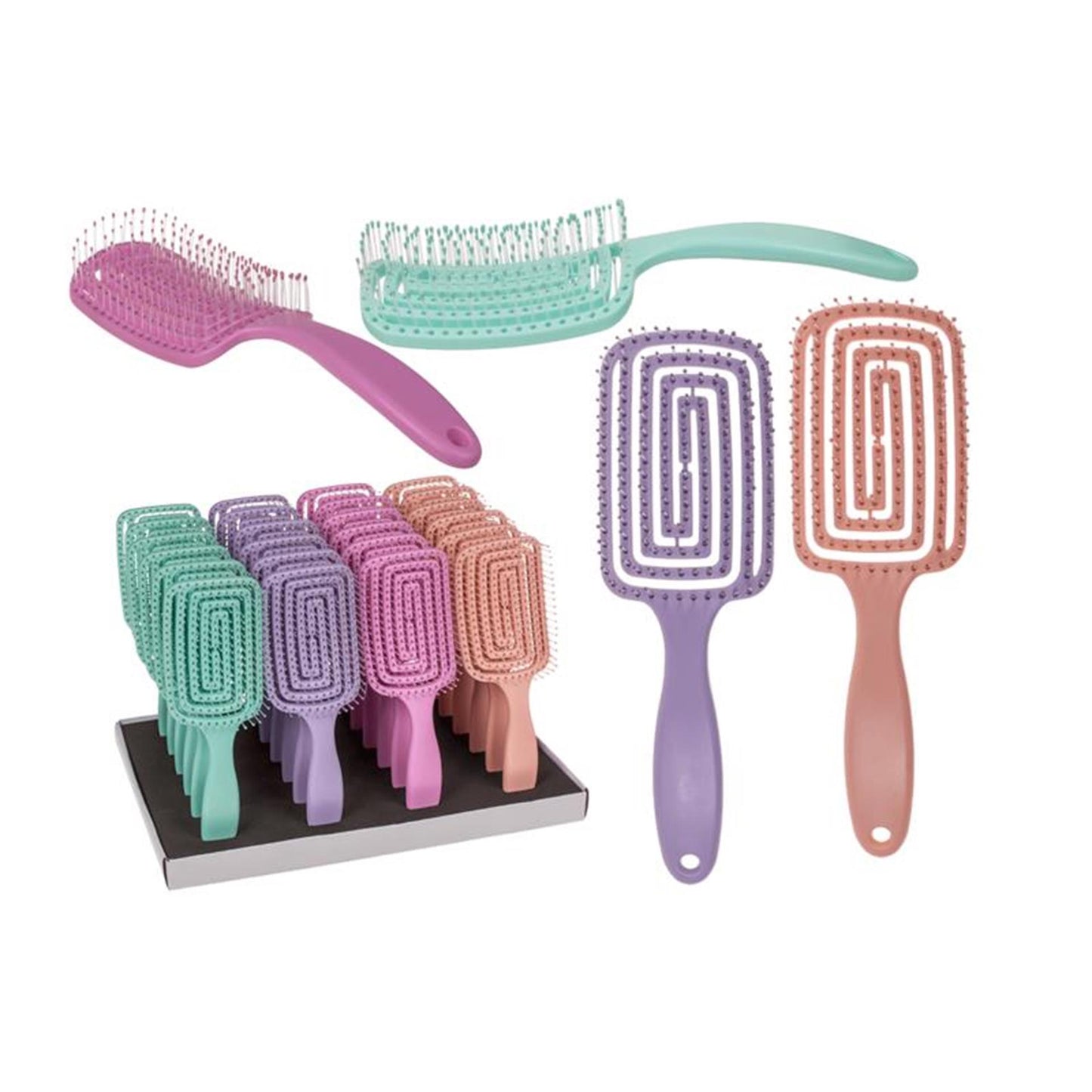 Spazzola per capelli flessibile Out of the Blue 23x10x2,5 cm