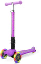 Boldcube teeny fold three-wheel scooter - fairyland purple