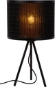 Lucide tagalog - lampada da tavolo - ø 26 cm - 1xe27 - nero - japandi
