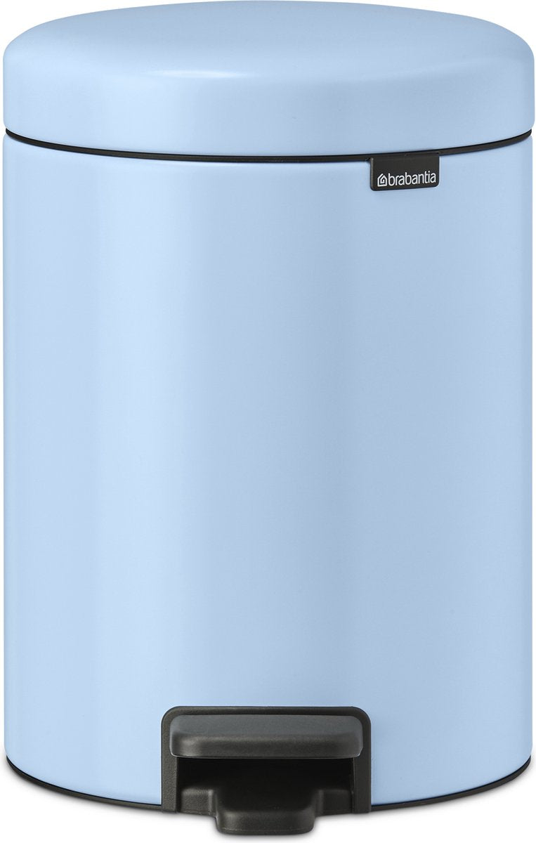Brabantia newicon prullenbak - 5 liter - badkamer - dreamy blue