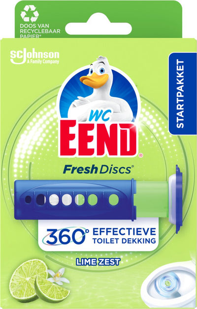 Toilet duck fresh discs holder lime zest