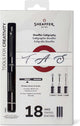 Set calligrafia Sheaffer - nero - pennini f m b - sf-93402
