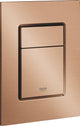 Inodoro con panel de control Grohe skate cosmopolitan - vertical - doble descarga - atardecer cálido cepillado (bronce mate) - tamaño delgado