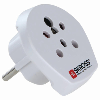 SKROSS SKROSS SKR1500217E Adaptador de viaje India Israel Dinamarca a Europa