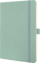 Quaderno Sigel - conceptum - a5 - verde menta - copertina morbida - 194 pagine - riga - carta 80 grammi - si-co337