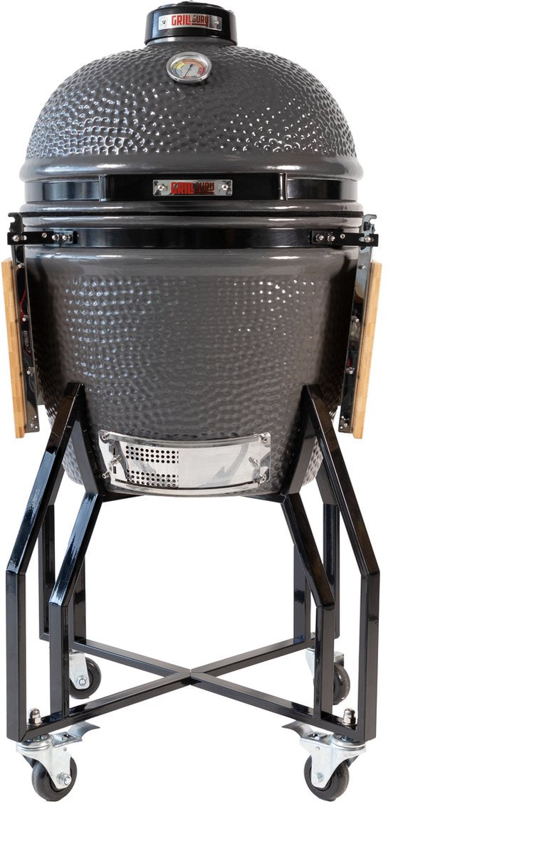 Grill guru kamado barbecue original large ø47cm ø18,5inch - compleet - grijs