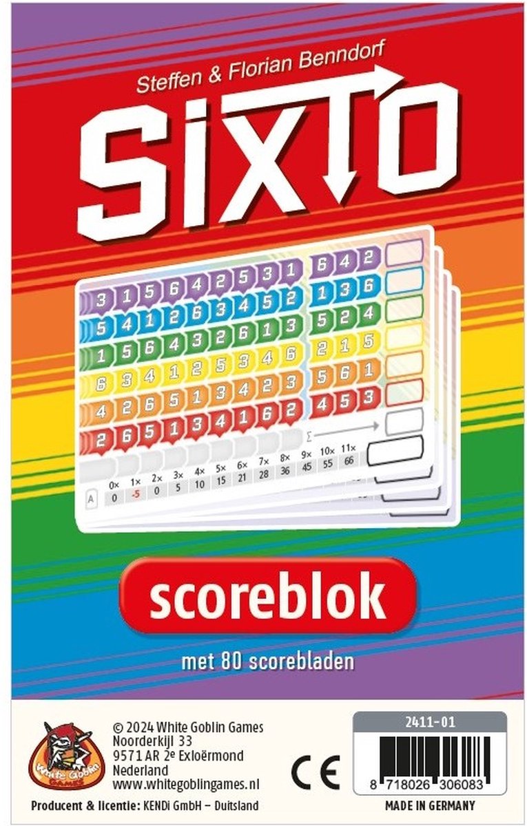 Juegos de duendes blancos sixto bloques - bloque de puntuación