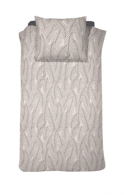 Damai bellezza - duvet cover - satin - 140x200 220 cm - cream + 1 pillowcase 60x70