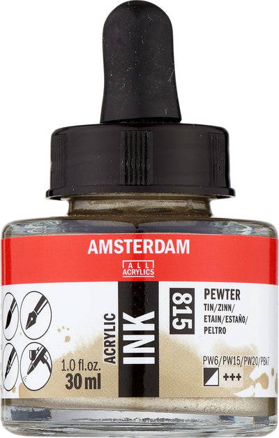 Flacone di inchiostro acrilico Amsterdam 30 ml latta 815