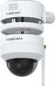 Foscam fabd4-w lasdoos - waterdichte aansluitdoos voor d4z ptz buitencamera - kabeldoos - kabelbescherming - camera montageplaat - ingebouwde luidspreker - voor buiten - wit