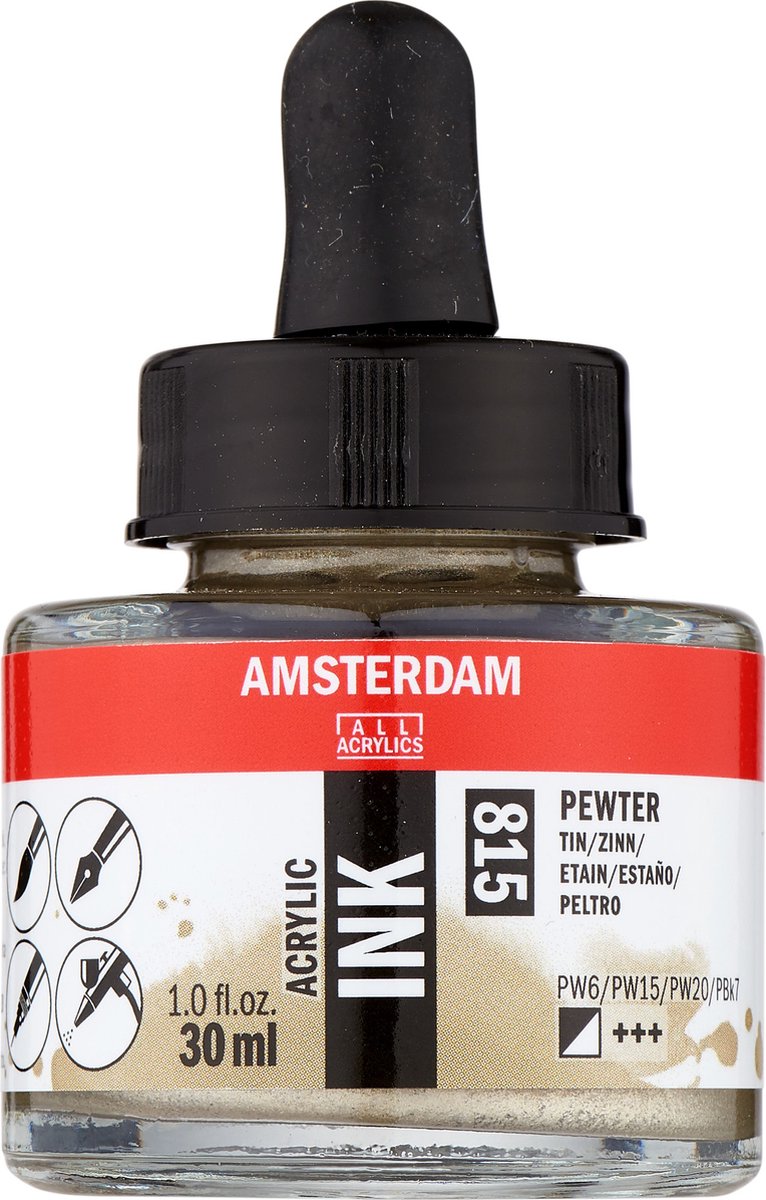 Amsterdam tinta acrílica botella 30 ml lata 815