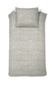 Funda nórdica Cenicienta lyn - 1 persona - algodón - 140x200 220 cm - lino natural + 1 funda de almohada 60x70