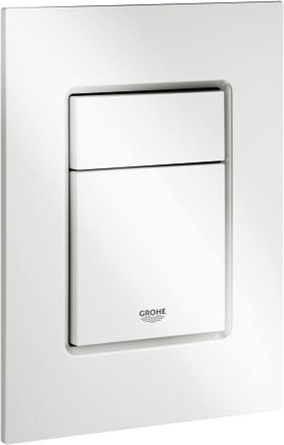 Grohe skate s cosmopolitan bedieningspaneel toilet - dual flush - wit