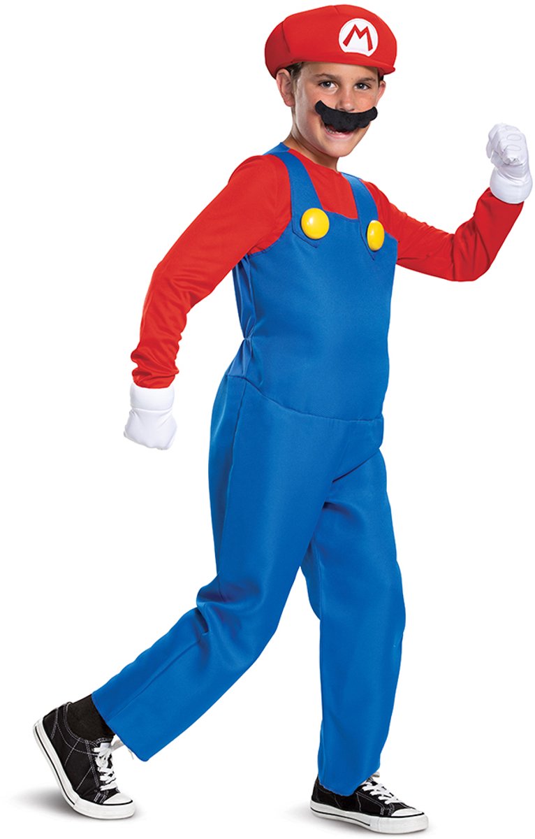 Disfraz Mario Deluxe Disfraz s 4-6 años