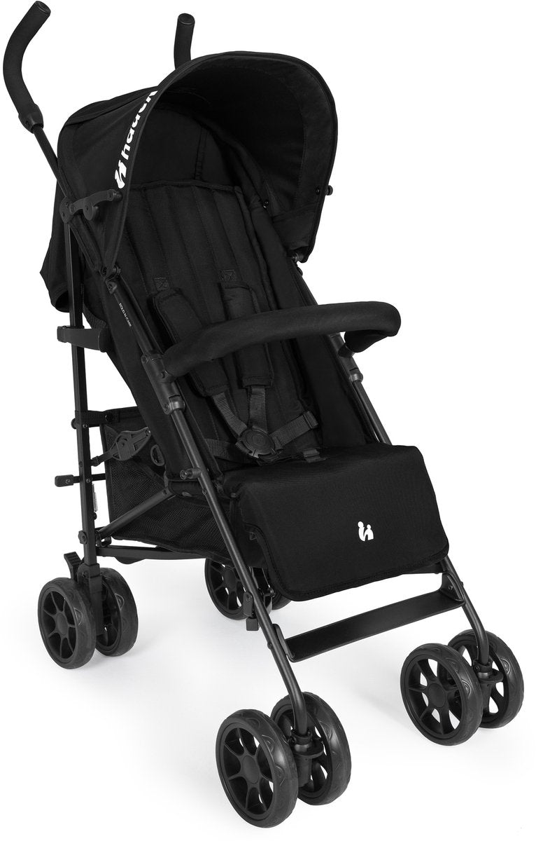 Hauck fold n care - passeggino leggero con cappuccio da viaggio - nero