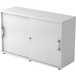 Bach sliding door cabinet hammerer v1752s w w ce white 1200 mm x 400 mm x 748 mm
