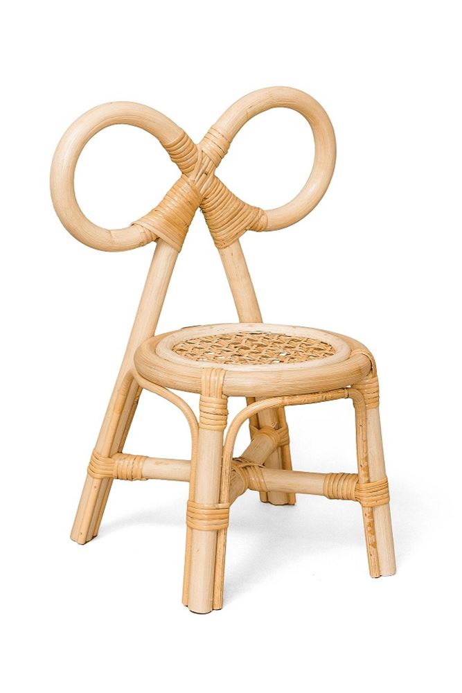 Silla para muñecas Poppie de ratán. 2+
