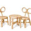 Silla para muñecas Poppie de ratán. 2+