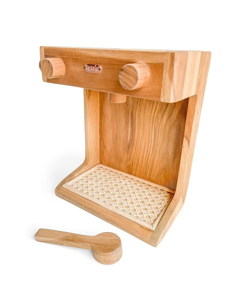 Poppie barista fabricado en madera de teca. 4+