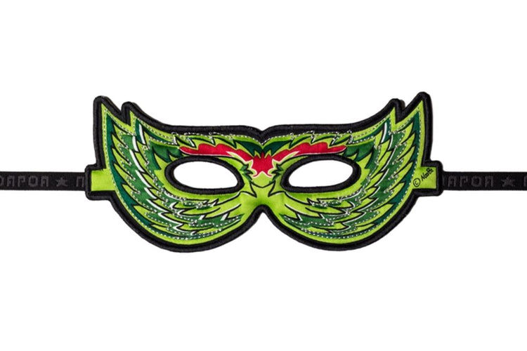 Máscara pájaro verde. 3+