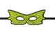 Máscara de hada verde. 3+