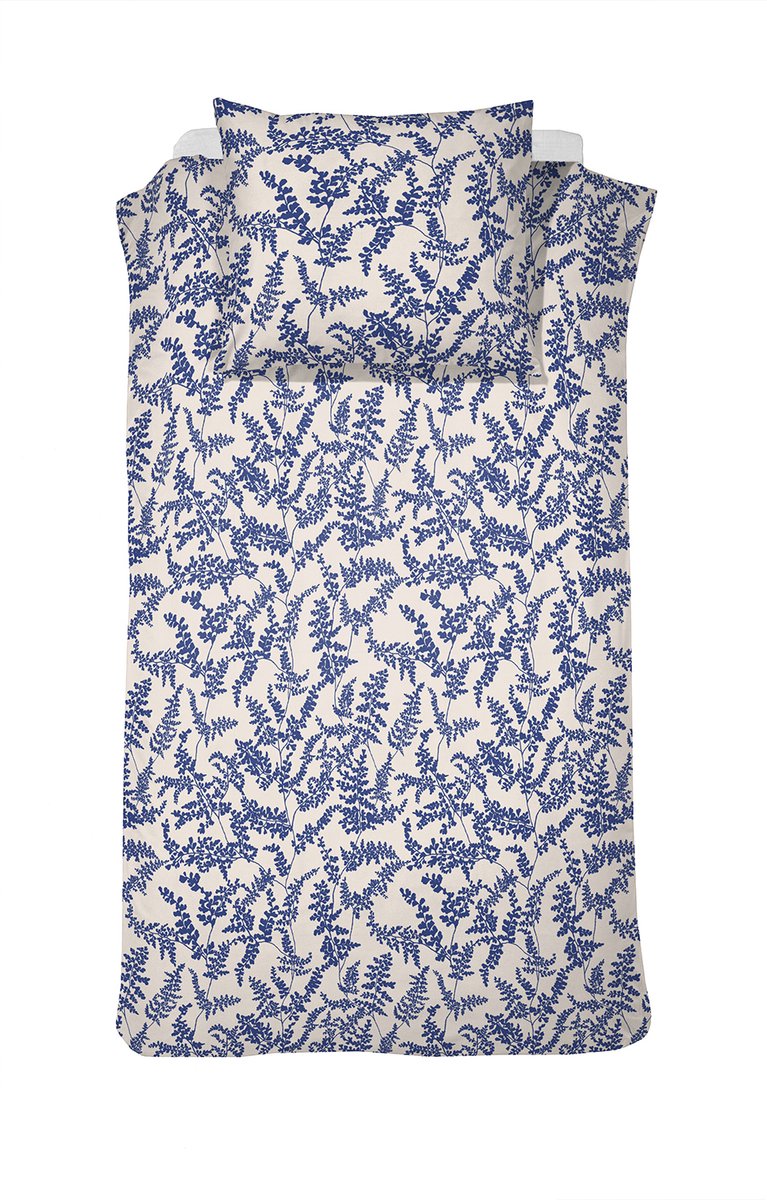 Cenicienta - melodía - funda nórdica - algodón - 140x200 220 cm + 1 funda de almohada 60x70 - azul
