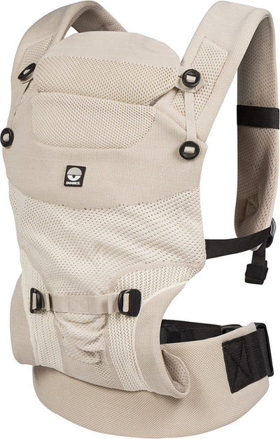 Dooky baby carrier - baby carrier terra nova beige - child carrier - toddler and baby carrier 3.5-15 kg - ergonomic M-position - back carrier - adjustable and breathable - baby carriers - baby carrier