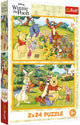 Trefl puzzel disney winnie de poeh - 2x24 stukjes - tuinavontuur.