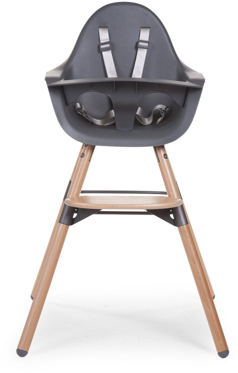 Seggiolone Childhome evolu - antracite - regolabile in altezza - 56 x 56 x 92 cm