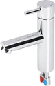 Differnz rubinetto lavabo dritto - miscelatore - freddo e caldo - rubinetto WC - cromato