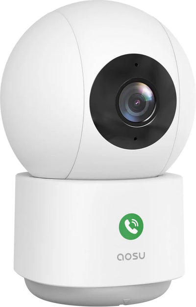 Aosu indoorcam p1 pro - 4mp indoor security camera - 360° view - motion detection - alexa