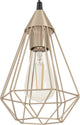 Eglo tarbes hanglamp - e27 - ø 17,5 cm - zwart koper