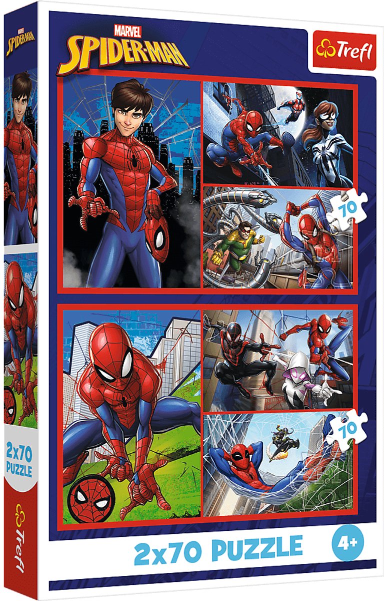 Trefl puzzle spiderman - disney marvel spider stories fsc mix 70%.
