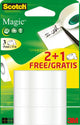 Cinta adhesiva scotch magic 19mmx15m 2+1 invisible gratis 3 rollos
