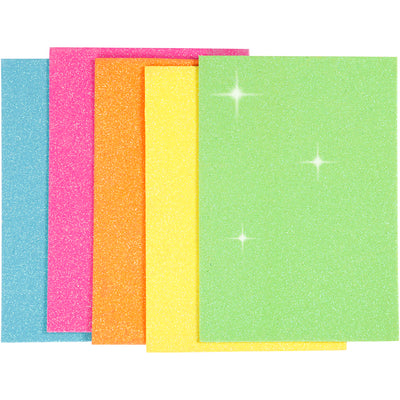 Fogli foam Creative Company, a5, foglio 150x210 mm, spessore 2 mm, vari colori, 5 fogli 1 scatola