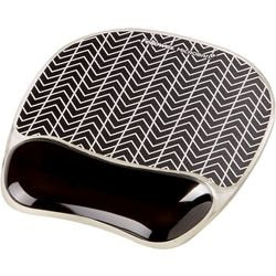 Tappetino per mouse con supporto per il polso Fellowes Photo Gel™ nero