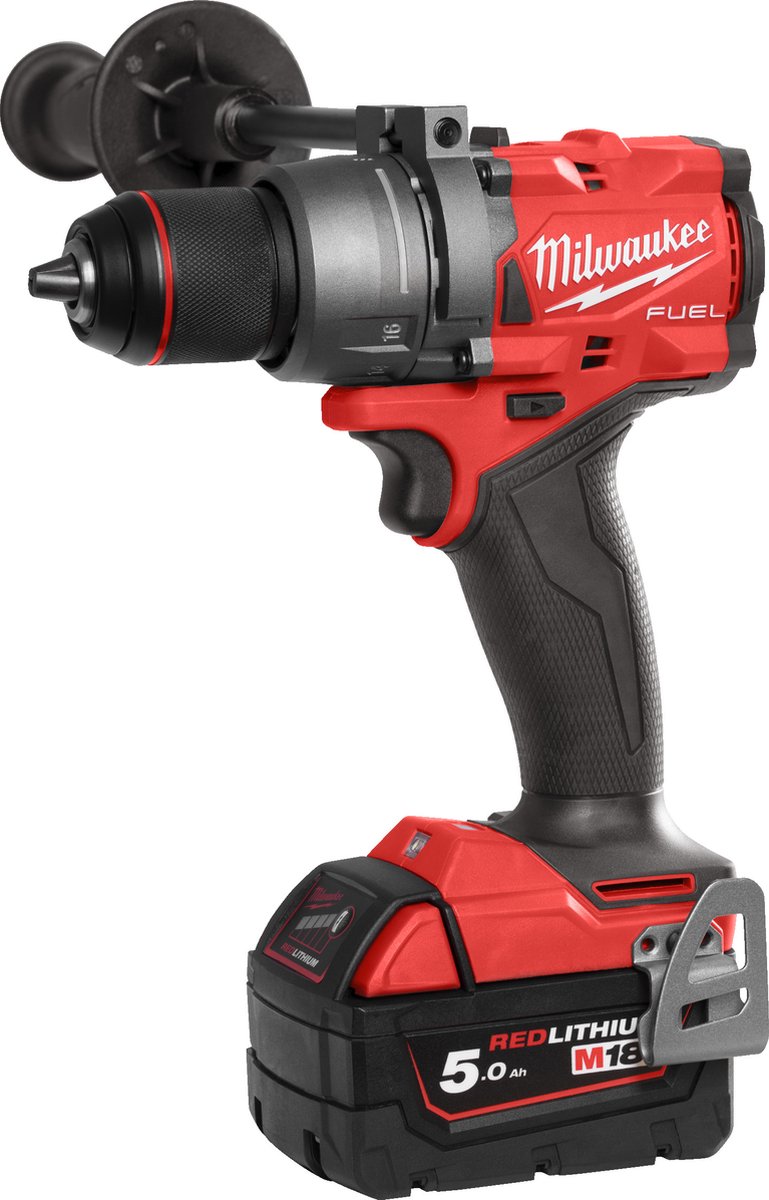 Milwaukee m18 fpd3-502x | taladro de impacto inalámbrico de combustible m18 | 18v | 2 baterías de 5,0 ah + cargador rápido | en caja HD 4933479860