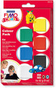Fimo kids - ovenhardende boetseerklei - colour pack basic (6 x 42g)