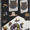 Gruppo artigianale creativo in legno puzzle tigre 130st.